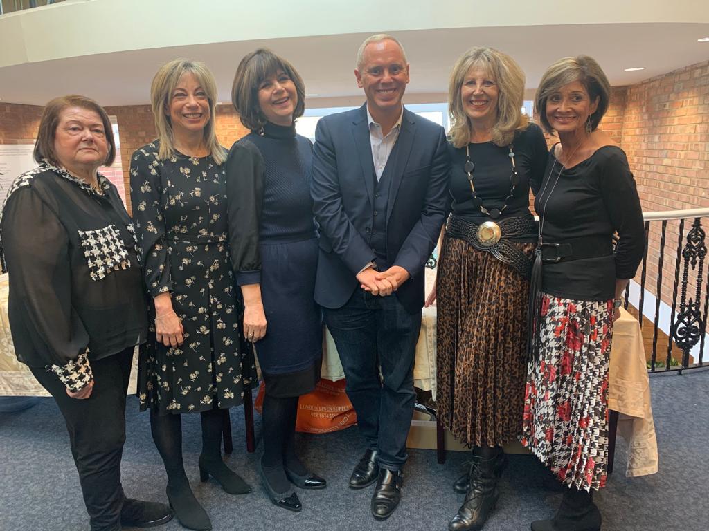 Judge Rinder alongside Chai Cancer Care volunteers